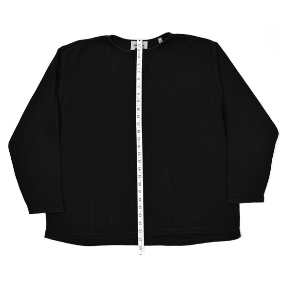 Fear of God Essentials Thermal Henley Men's M Waffle Knit Basic Shirt Pullover - Picture 3 of 9